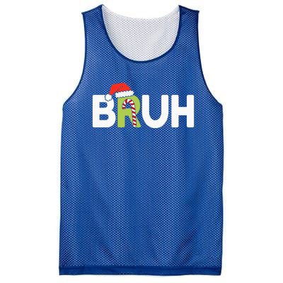 Bruh Christmas Mesh Reversible Basketball Jersey Tank