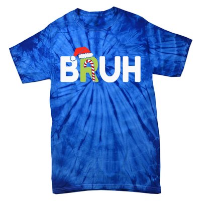 Bruh Christmas Tie-Dye T-Shirt