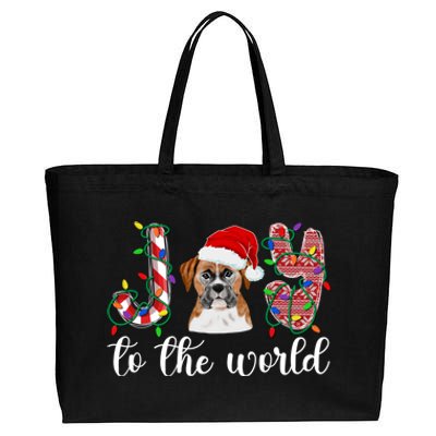 Boxer Christmas Boxer Dog Xmas Party Boxer Meaningful Gift Cotton Canvas Jumbo Tote