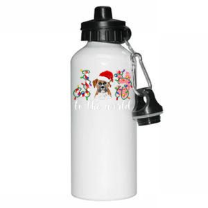 Boxer Christmas Boxer Dog Xmas Party Boxer Meaningful Gift Aluminum Water Bottle