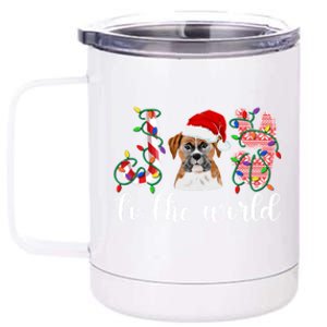 Boxer Christmas Boxer Dog Xmas Party Boxer Meaningful Gift 12 oz Stainless Steel Tumbler Cup