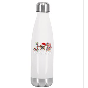 Boxer Christmas Boxer Dog Xmas Party Boxer Meaningful Gift Stainless Steel Insulated Water Bottle