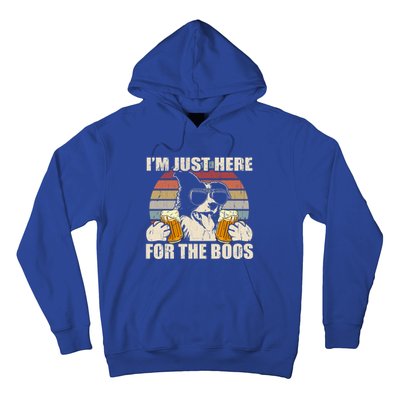 Border Collie Beer Im Just Here For The Boos Funny Meaningful Gift Hoodie