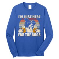 Border Collie Beer Im Just Here For The Boos Funny Meaningful Gift Long Sleeve Shirt