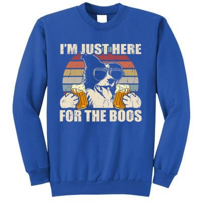 Border Collie Beer Im Just Here For The Boos Funny Meaningful Gift Sweatshirt