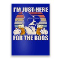 Border Collie Beer Im Just Here For The Boos Funny Meaningful Gift Poster