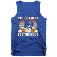 Border Collie Beer Im Just Here For The Boos Funny Meaningful Gift Tank Top