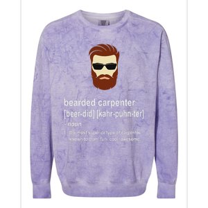 Beard Carpenter Colorblast Crewneck Sweatshirt