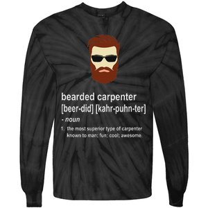 Beard Carpenter Tie-Dye Long Sleeve Shirt