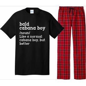 Bald Cabana Boy Definition Funny Humorous Pajama Set