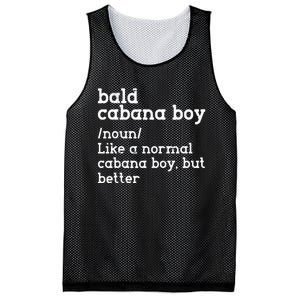 Bald Cabana Boy Definition Funny Humorous Mesh Reversible Basketball Jersey Tank