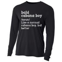 Bald Cabana Boy Definition Funny Humorous Cooling Performance Long Sleeve Crew