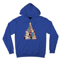 Booklovers Christmas Book Tree Gift Hoodie