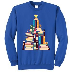 Booklovers Christmas Book Tree Gift Sweatshirt