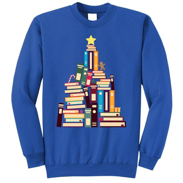 Booklovers Christmas Book Tree Gift Sweatshirt