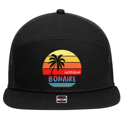 Bonaire Carribean 7 Panel Mesh Trucker Snapback Hat