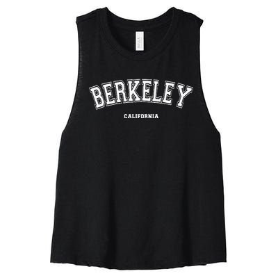 Berkeley California Women's Racerback Cropped Tank