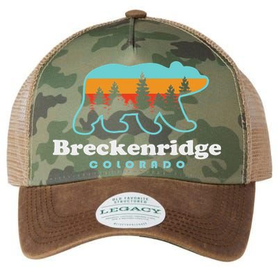 Breckenridge Colorado Bear Mountains Trees Legacy Tie Dye Trucker Hat