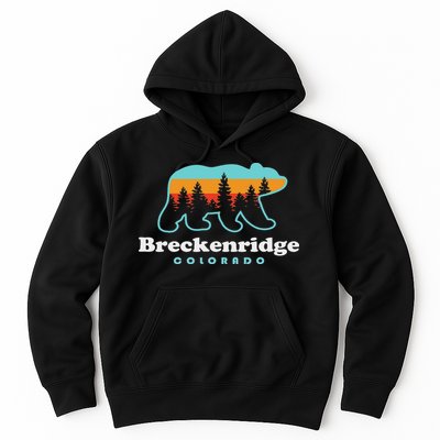 Breckenridge Colorado Bear Mountains Trees Hoodie