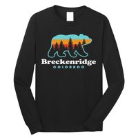 Breckenridge Colorado Bear Mountains Trees Long Sleeve Shirt