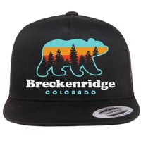 Breckenridge Colorado Bear Mountains Trees Flatbill Hat