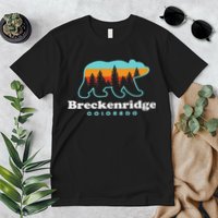 Breckenridge Colorado Bear Mountains Trees Premium T-Shirt