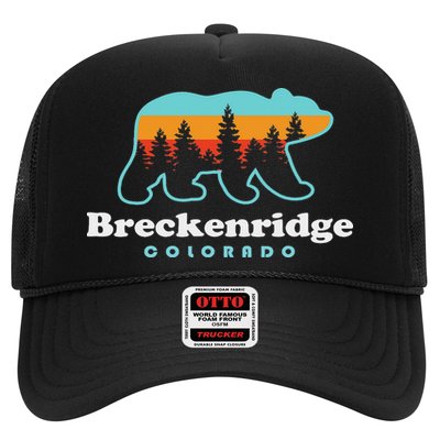 Breckenridge Colorado Bear Mountains Trees Trucker Hat