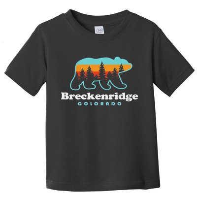 Breckenridge Colorado Bear Mountains Trees Toddler T-Shirt
