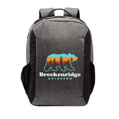 Breckenridge Colorado Bear Mountains Trees Vector Backpack