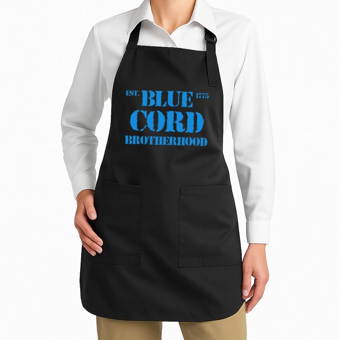 Blue Cord Brotherhood Est. 1775 Infantry Style Apron