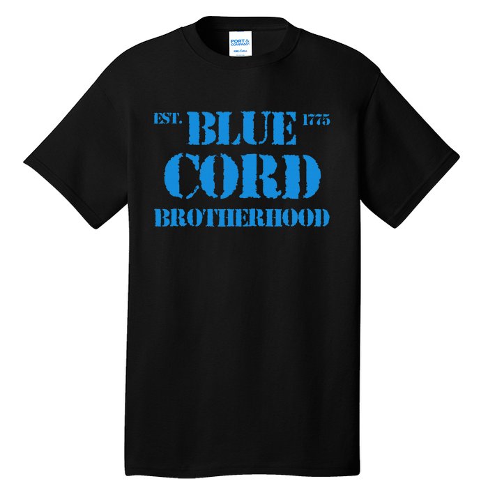 Blue Cord Brotherhood Est. 1775 Infantry Style Tall T-Shirt