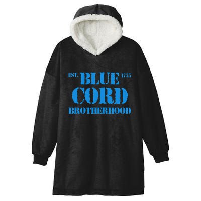 Blue Cord Brotherhood Est. 1775 Infantry Style Hooded Wearable Blanket