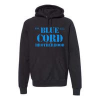 Blue Cord Brotherhood Est. 1775 Infantry Style Premium Hoodie