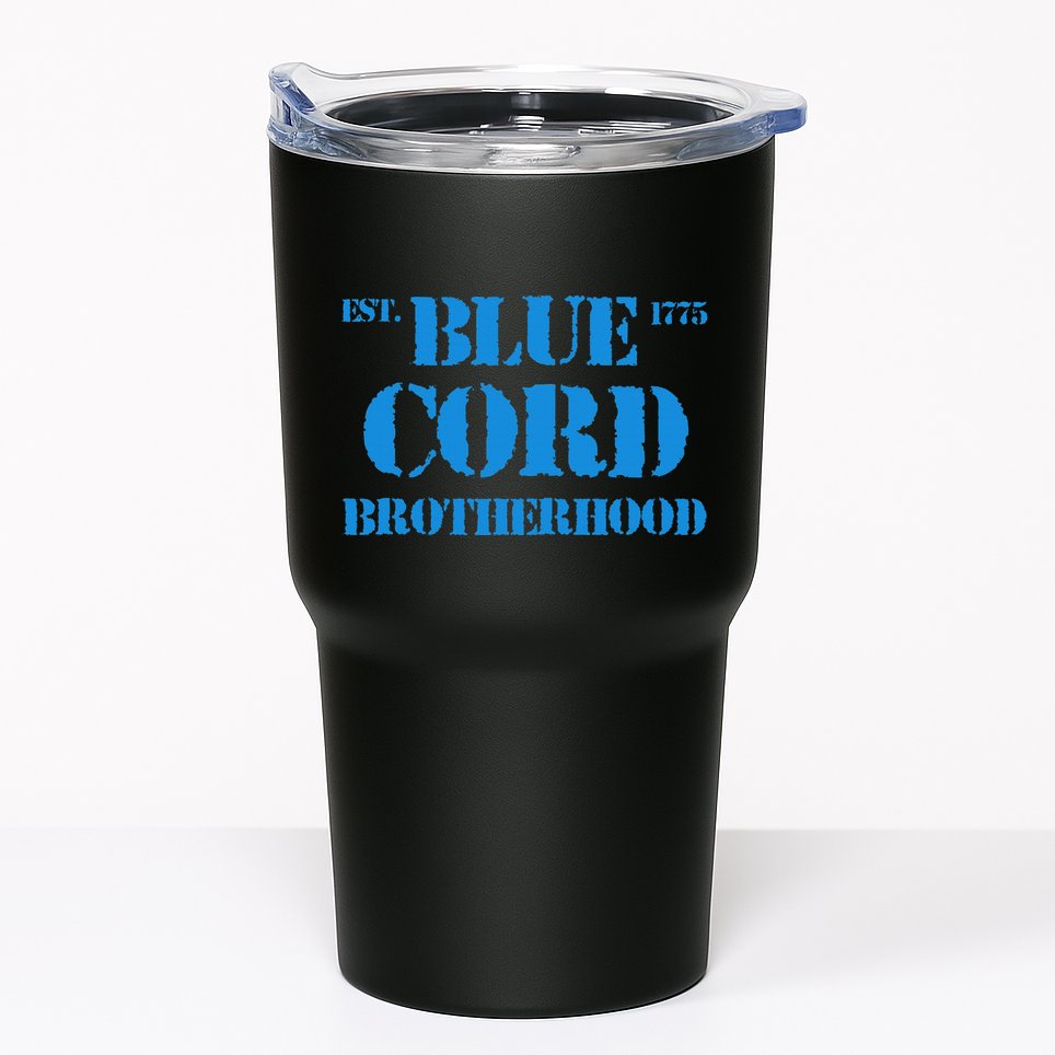Blue Cord Brotherhood Est. 1775 Infantry Style Tumbler