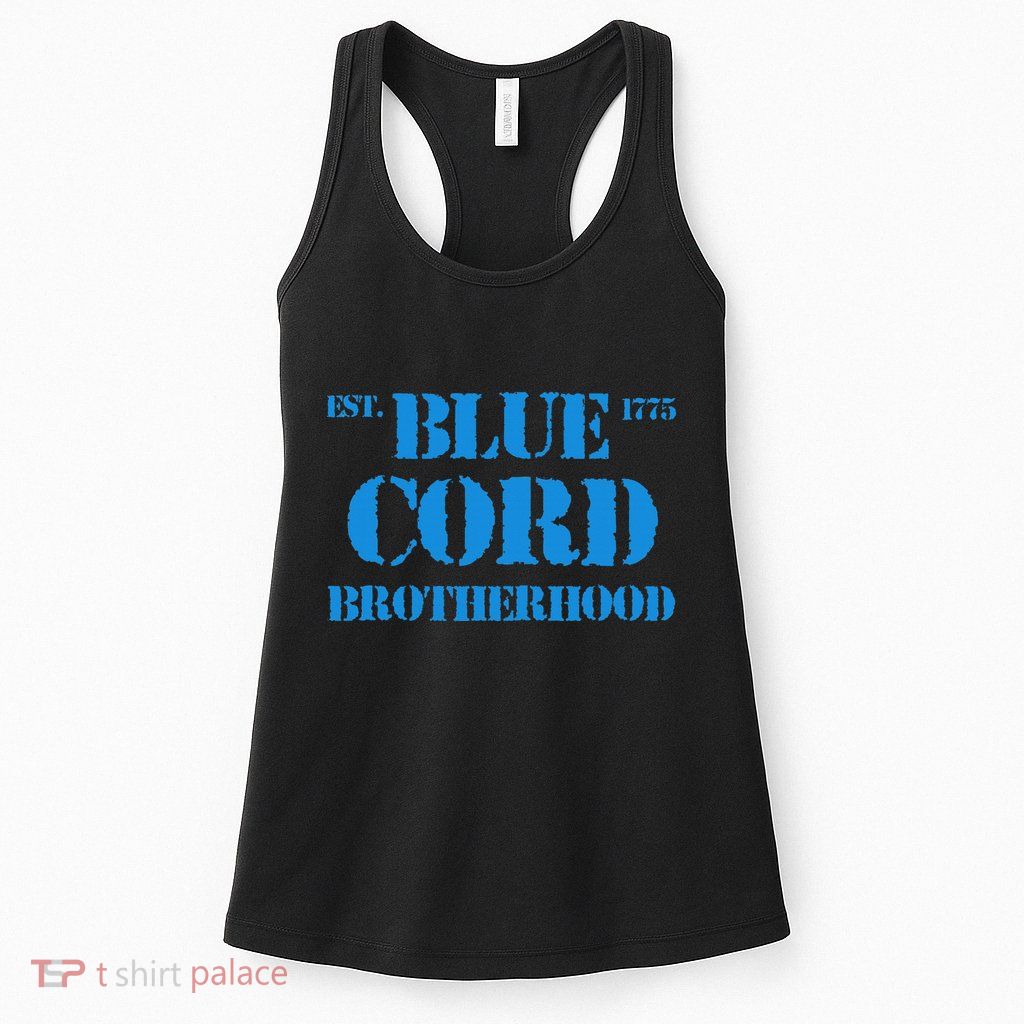 Blue Cord Brotherhood Est. 1775 Infantry Style Womens Tank Top
