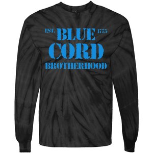 Blue Cord Brotherhood Est. 1775 Infantry Style Tie-Dye Long Sleeve Shirt