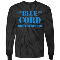 Blue Cord Brotherhood Est. 1775 Infantry Style Tie-Dye Long Sleeve Shirt