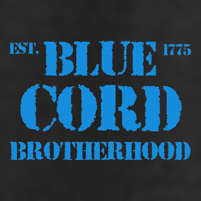 Blue Cord Brotherhood Est. 1775 Infantry Style Golf Towel