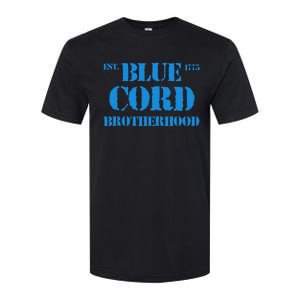 Blue Cord Brotherhood Est. 1775 Infantry Style Softstyle CVC T-Shirt