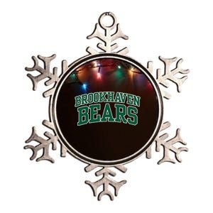 Brookhaven College Bears Metallic Star Ornament