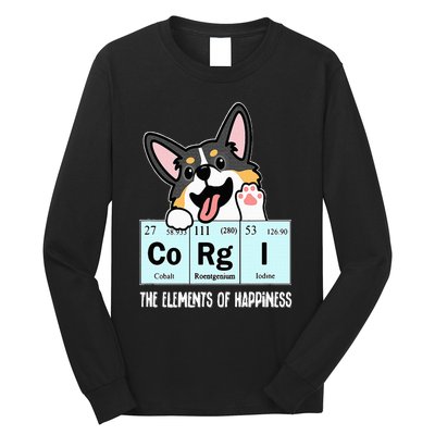 Black Corgi Long Sleeve Shirt