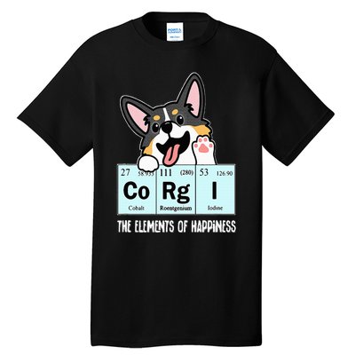 Black Corgi Tall T-Shirt