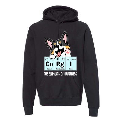 Black Corgi Premium Hoodie