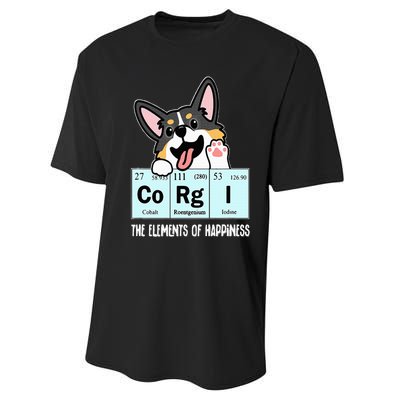 Black Corgi Performance Sprint T-Shirt