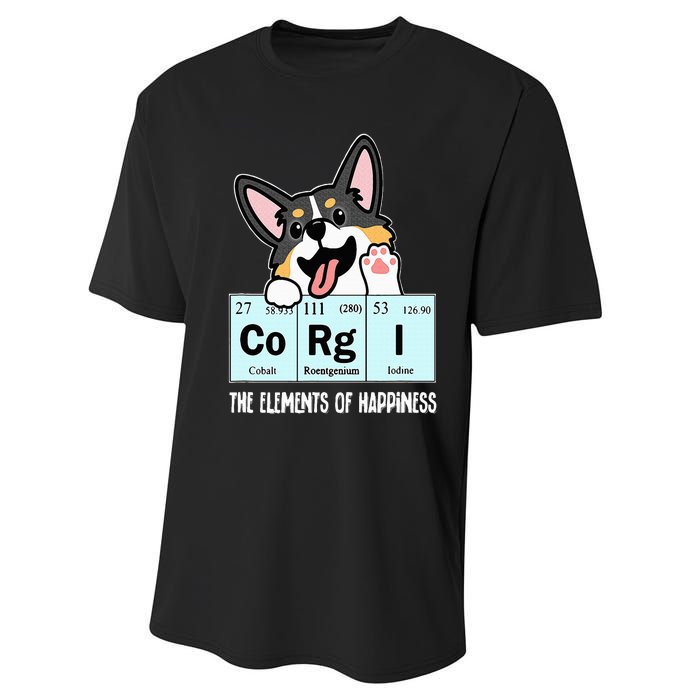 Black Corgi Performance Sprint T-Shirt