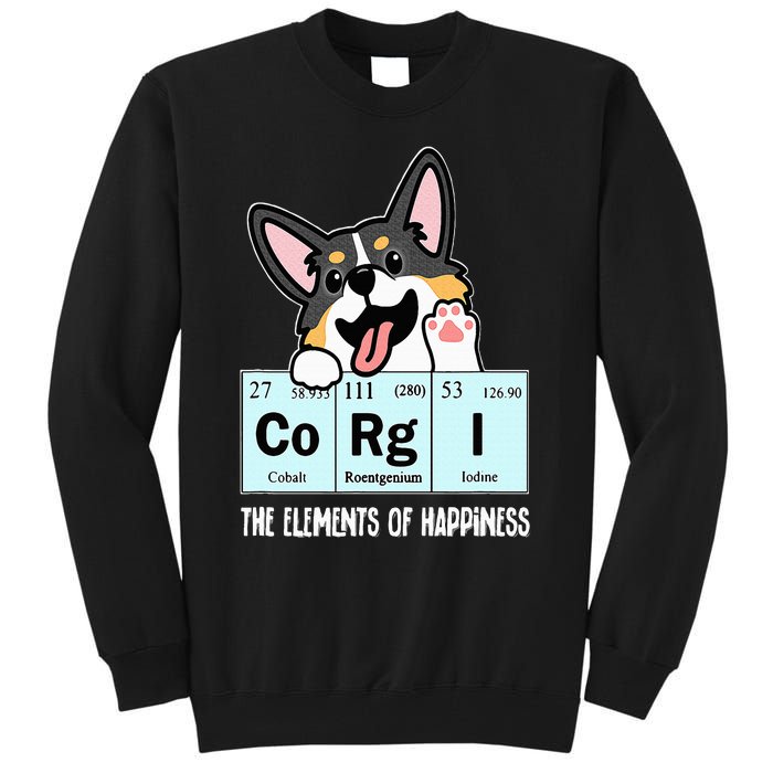 Black Corgi Tall Sweatshirt