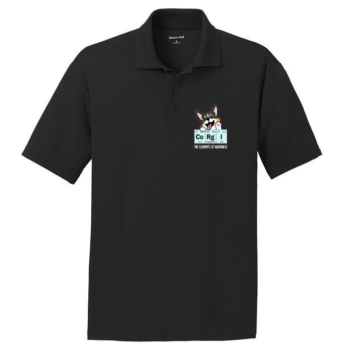 Black Corgi PosiCharge RacerMesh Polo