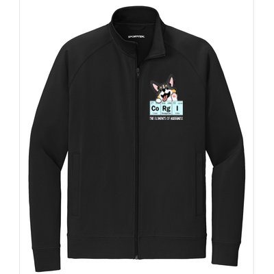 Black Corgi Stretch Full-Zip Cadet Jacket