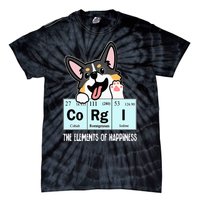 Black Corgi Tie-Dye T-Shirt