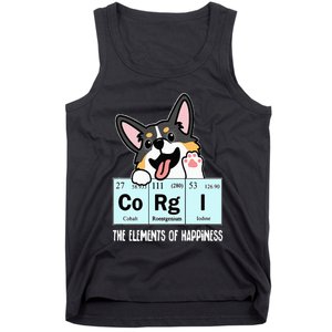 Black Corgi Tank Top